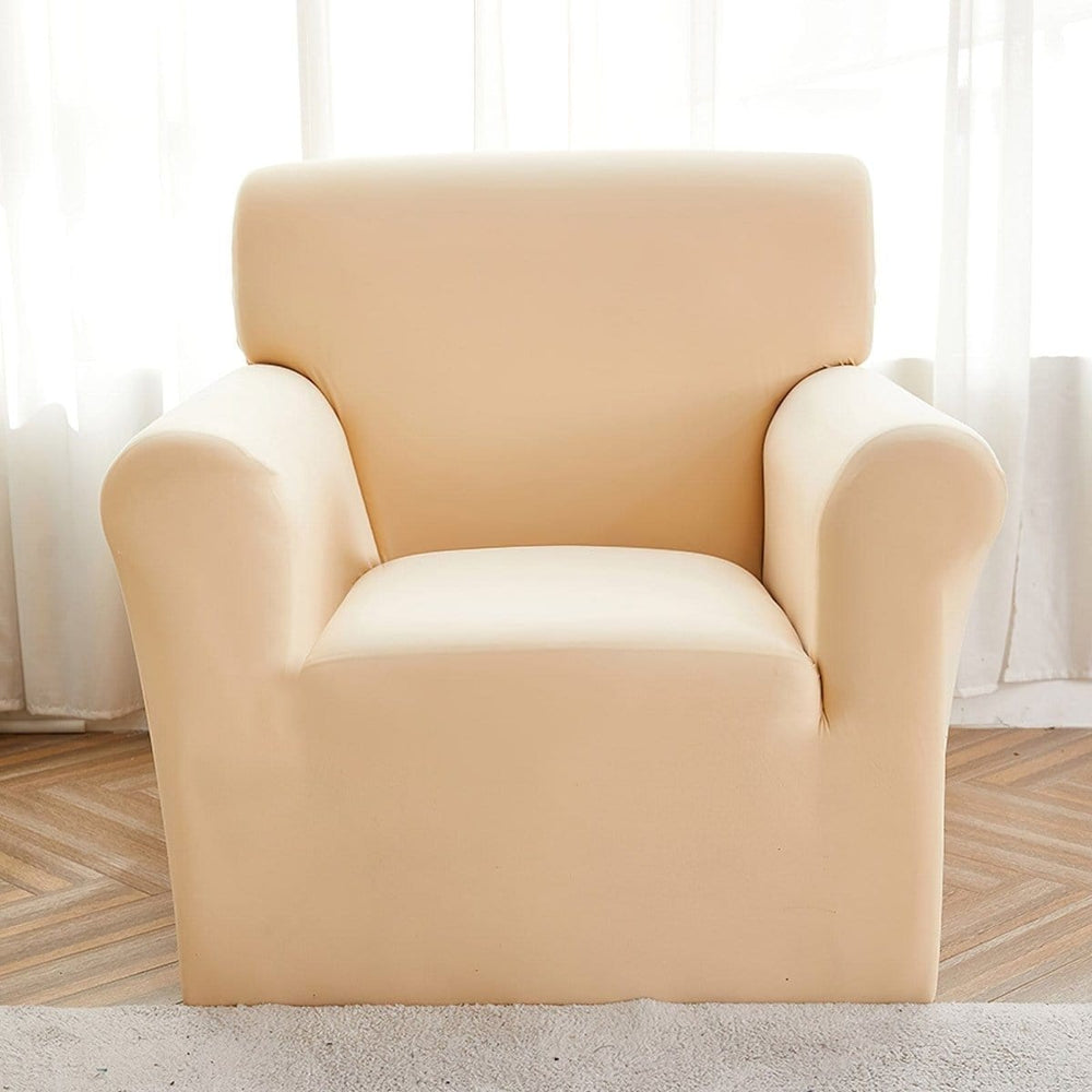 Stretch-Sesselbezug Beige