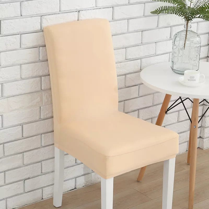 Stretch-Stuhlhusse Beige