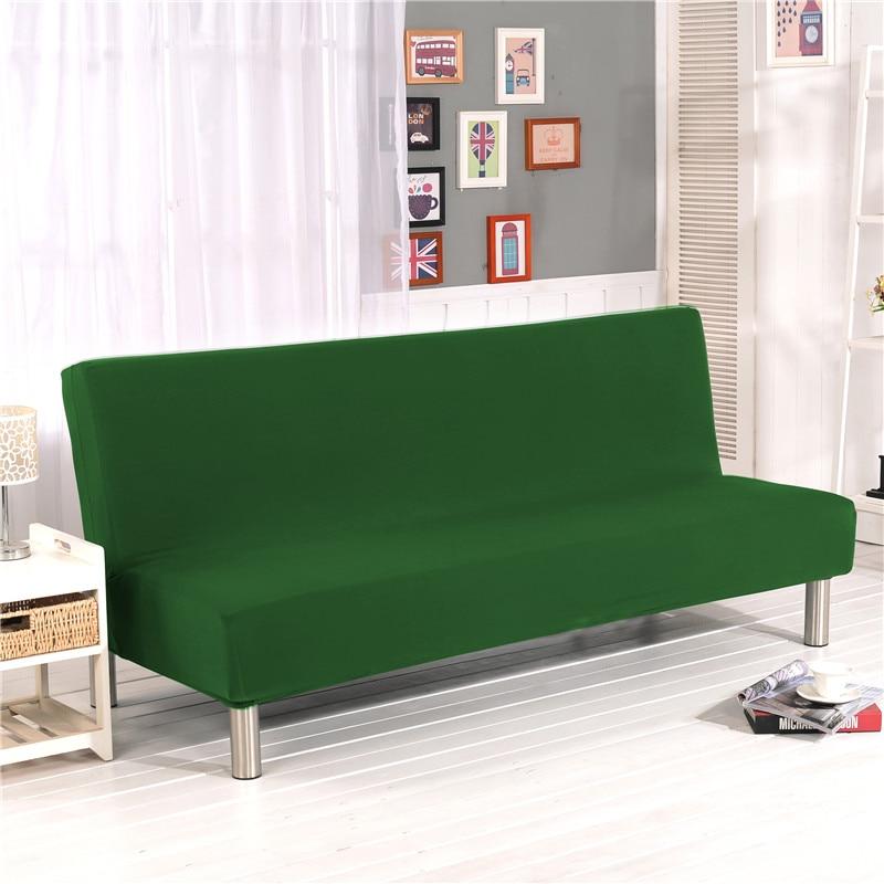 Stretch-Bezug für Klick-Klack-Sofa, Grün, auf einem Klick-Klack-Sofa