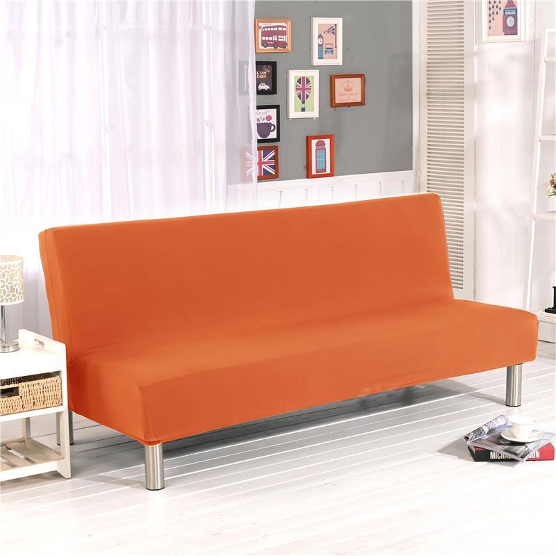 S (150-190 cm) Orange - Bezüge für Klick-Klack-Sofas - Das Haus der Überzüge
