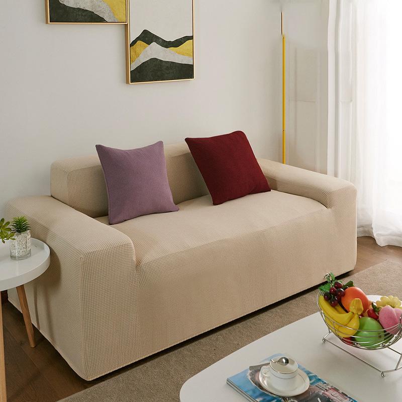 Beige - Sofabezüge für klassische und Ecksofas - Wasserdichte und Ultrabeständige