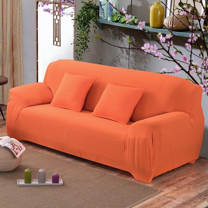 Orange - Sofabezüge für klassische und Ecksofas